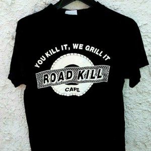90s Road Kill Cafe T Shirt Medium vintage